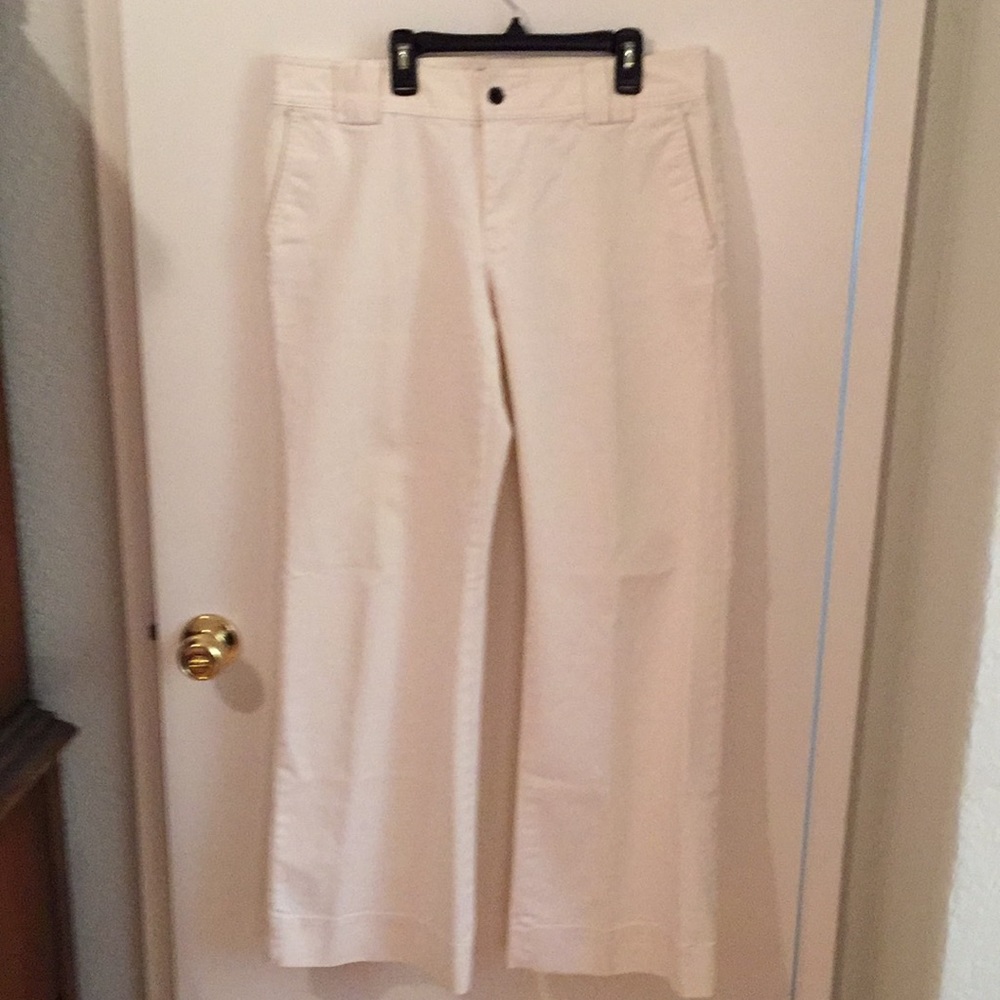 Banana Republic Ecru Pants! Beautiful! Size 12